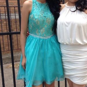 Turquoise Party Dress